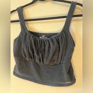 Holster Black Tank Top with Ruffles – Size L